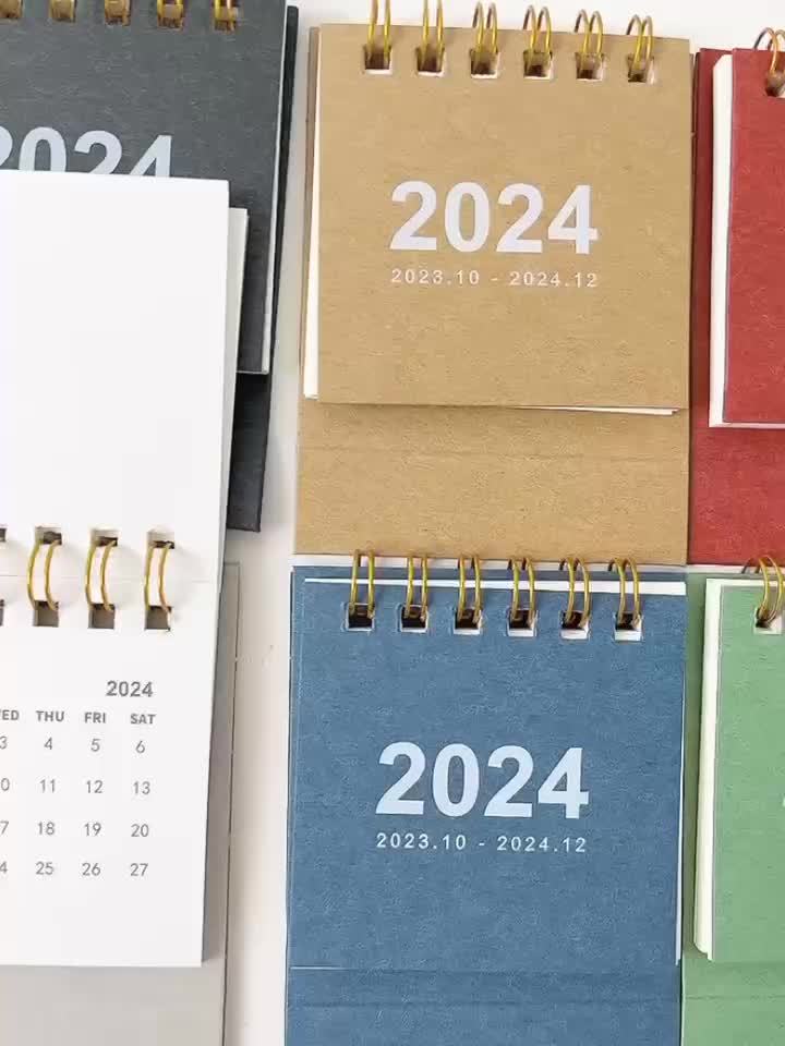 2024 Mini Desk Calendar (Μίνι Ημερολόγιο Επιτραπέζιο 2024)