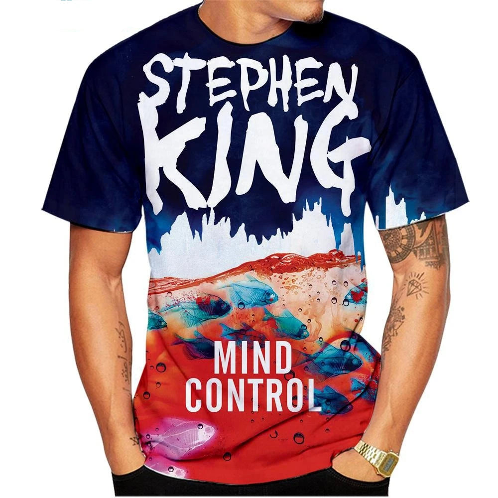 T-Shirt inspired by Stephen King's books - Style 2
(Μπλούζα με θέματα των βιβλίων του Stephen King)